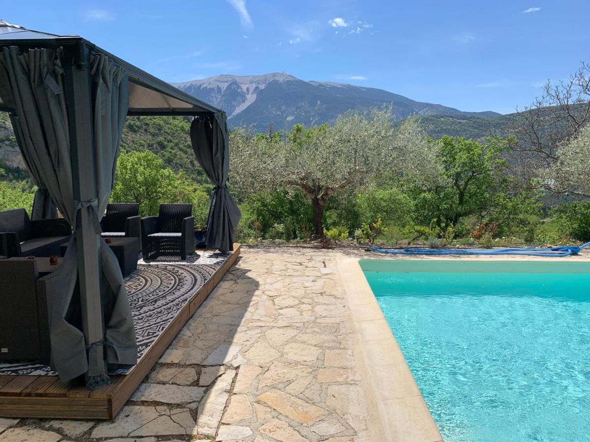 Font Nouvelle Maison De Charme Drome Provencale, 6 Ou 10 Personnes Avec Piscine Plaisians Exteriör bild