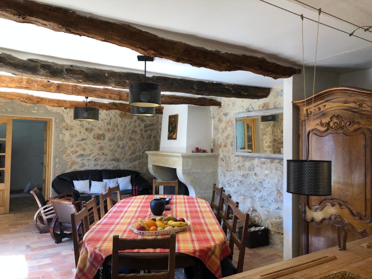 Font Nouvelle Maison De Charme Drome Provencale, 6 Ou 10 Personnes Avec Piscine Plaisians Exteriör bild